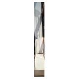 White aluminum soffit, vented and solid, mixed len