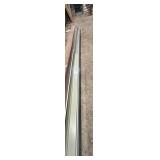 Aluminum gutters, white, 6 in