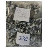 White stitch screws