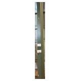 Aluminum gutter, green, 5 in