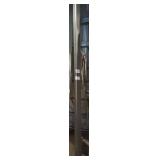 Aluminum roof apron, dark brown