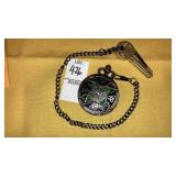 Celtic pocket watch w/ key knife fob