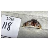14k gemstone ring