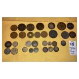 Old foreign coins