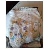 Needlework tray lot