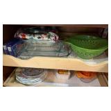 Glass Bake Pans, Plates, etc.