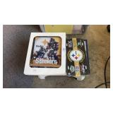 Steelers Clock and License Plate