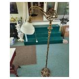 Metal floor lamp