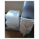 Plastic storage lot