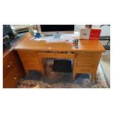 Solid Wood Office Desk NO CONTENTS, 60x34in.