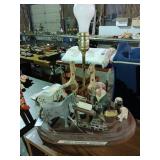 Wooden Noah lamp