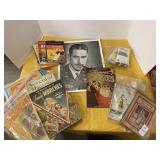 Vintage magazines, books