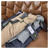 2 pair Travels together with you mens slacks,