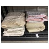 Full size Sheets and quilted pads
