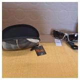 Polarized realtree max-4 glasses with case