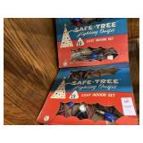 Vintage Christmas lights and fireproof sparkl-Tex