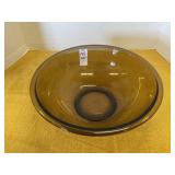Pyrex 12 inch smoked glass bowl