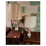 2 vintage lamps