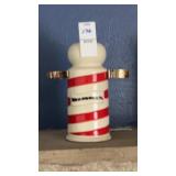 Vintage ceramic razor blade bank designed like a