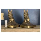 Heavy Cast Horse Head Bookends