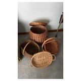 Wicker baskets assortment