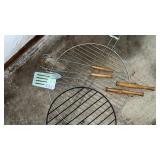 Barbecue Utensils and Grill Tops