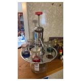 Vintage Liquor Pump Dispenser & Cocktail items