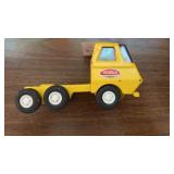 Vintage yellow Tonka Mini Semi Truck cab from the
