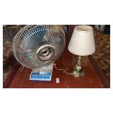Table table fan & lamp