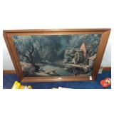 Good Ole Days Large Framed Print