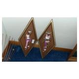 Harlequin Figures Wall Decor