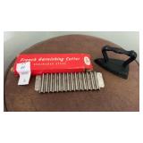 French garnishing cutter, Saferon cast iron