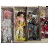 Lot of 4 Dolls NIB