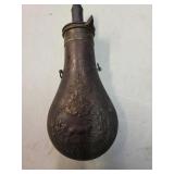Brass rifle powder storage