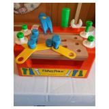 Vintage Fisher Price work station with intact