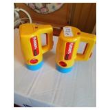 Playskool Duracell tri-color childs flashlights