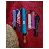 6 umbrellas