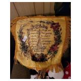 Mother satin wall hanging