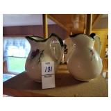2 small pitchers