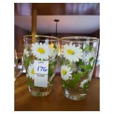 4 Retro daisy glasses