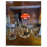 5 M.C.M. Black & gold glasses