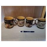 4 John Wayne coffee cups