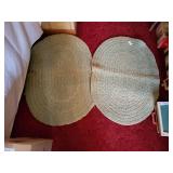 2 braided rugs 35in. X 25in.