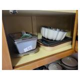 Assortment of bake pans