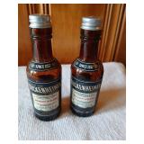 Vintage Guckenheimer advertising salt and pepper