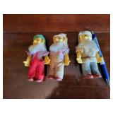 3 Vintage Gnomes