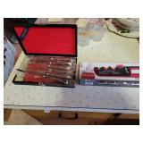 Vintage Eales 1779 steak knives knife sharpener