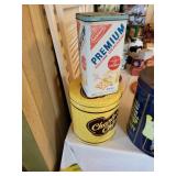 Charlie Chip tin & nabisco saltine crackers tin