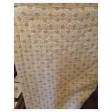 Vintage quilted comforter 72"x80"