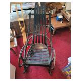 Vintage hickory rocking chair
